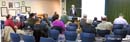 Harris lecturing