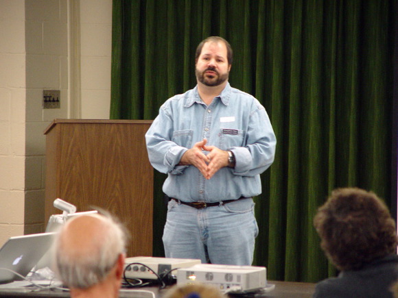 Steve presents
